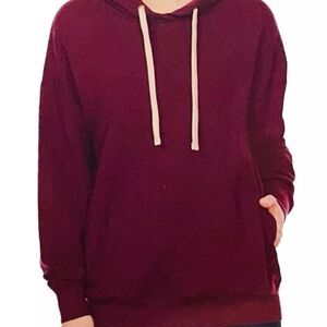 Women's Burgundy Hoodie